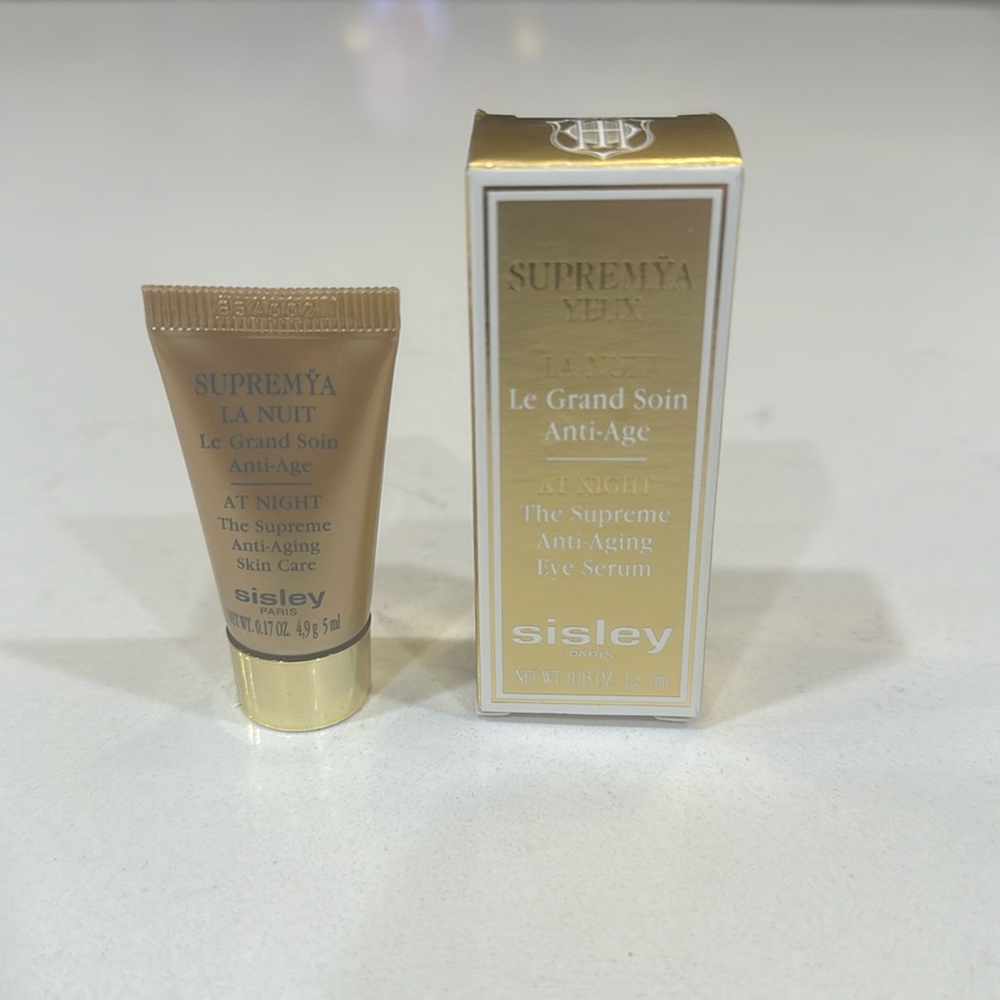 Sisley Paris Supremya La Nuit 5 ml with Supremya Yeux La Nuit Eye serum